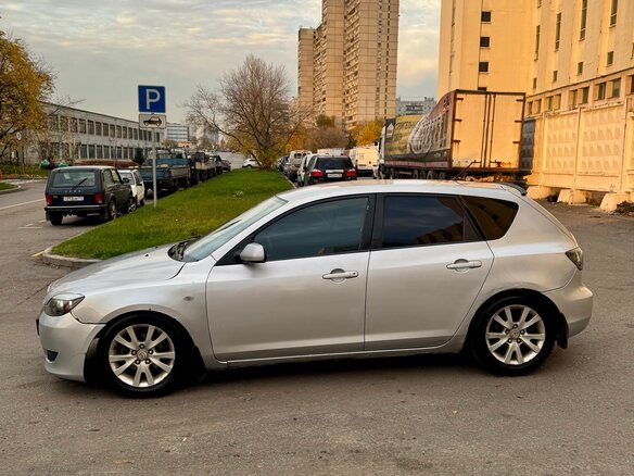2007 Mazda 3 I (BK) Рестайлинг, серебристый, 230000 рублей - вид 7