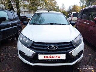 2019 Lada (ВАЗ) Granta I Рестайлинг, белый, 430000 рублей, вид 1
