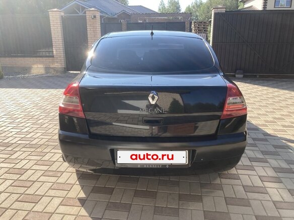 2008 Renault Megane II Рестайлинг, чёрный, 560000 рублей - вид 6