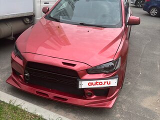 2008 Mitsubishi Lancer X, красный, 900000 рублей, вид 2