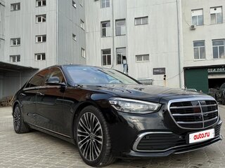 2021 Mercedes-Benz S-Класс 450 Long 4MATIC VII (W223), чёрный, 9600000 рублей, вид 1