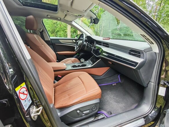 2019 Audi A6 45 TFSI V (C8), чёрный, 4450000 рублей - вид 4