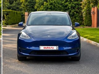 2022 Tesla Model Y Long Range Dual Motor I, синий, 4200000 рублей, вид 2