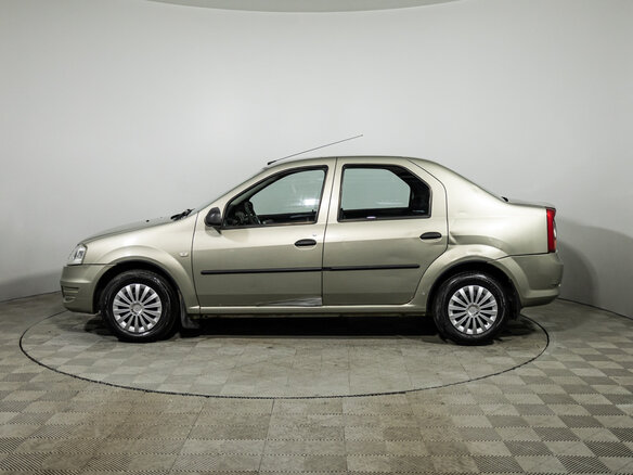 2011 Renault Logan I Рестайлинг, бежевый, 349585 рублей - вид 7