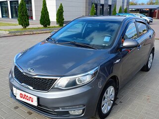 2016 Kia Rio III Рестайлинг, серый, 1540000 рублей, вид 1