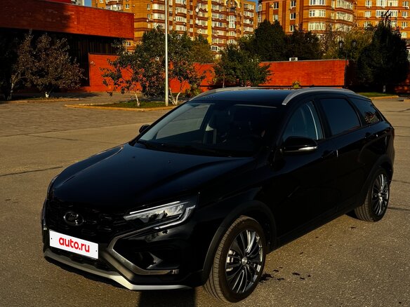 2024 Lada (ВАЗ) Vesta SW Cross I Рестайлинг (NG), чёрный, 1400000 рублей - вид 1