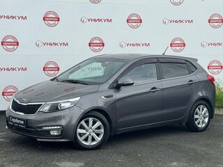 2016 Kia Rio III Рестайлинг, серый, 949000 рублей, вид 1