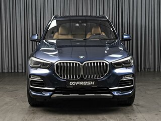 2018 BMW X5 40i IV (G05/G18), синий, 6469000 рублей, вид 3