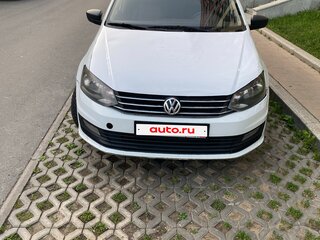 2015 Volkswagen Polo V Рестайлинг, белый, 399000 рублей, вид 2