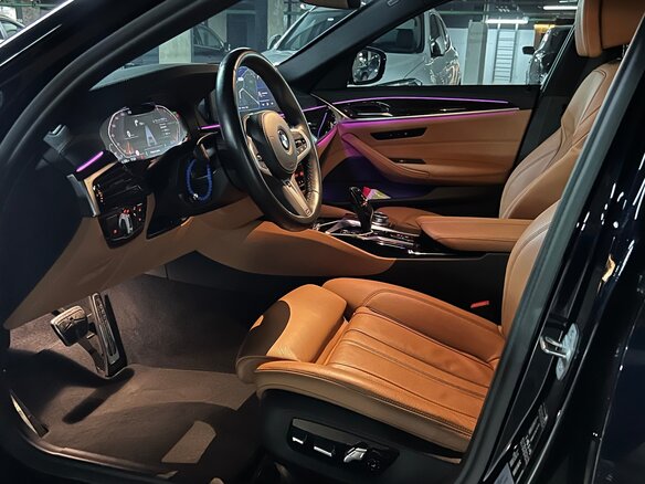 2022 BMW 5 серии 520i VII (G30/G31/G38) Рестайлинг, синий, 6190000 рублей - вид 6