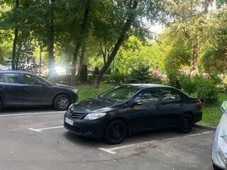 2010 Toyota Corolla X (E140, E150) Рестайлинг, чёрный, 500000 рублей, вид 5