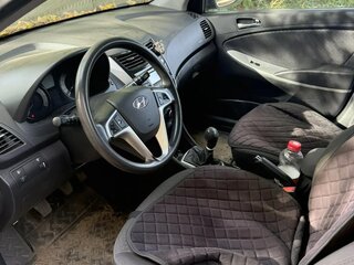 2012 Hyundai Solaris I, фиолетовый, 745000 рублей, вид 3