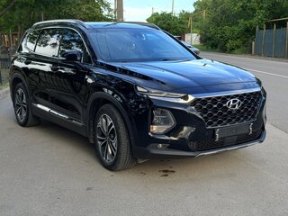 2019 Hyundai Santa Fe IV, чёрный, 3450000 рублей, вид 2