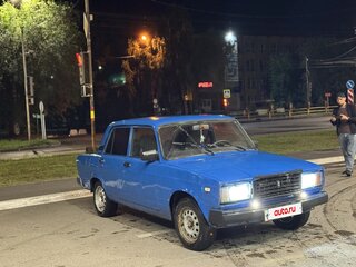 2007 Lada (ВАЗ) 2107, синий, 90000 рублей, вид 4