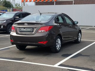 2015 Hyundai Solaris I Рестайлинг, коричневый, 1149000 рублей, вид 3
