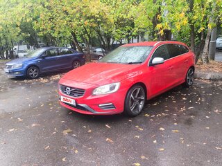 2014 Volvo V60 I Рестайлинг, красный, 1300000 рублей, вид 1
