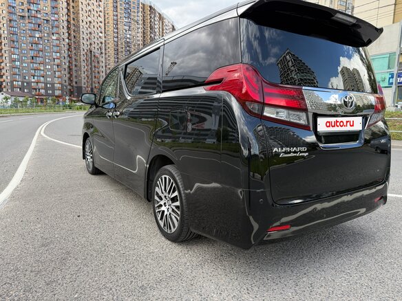 2017 Toyota Alphard III, чёрный - вид 3