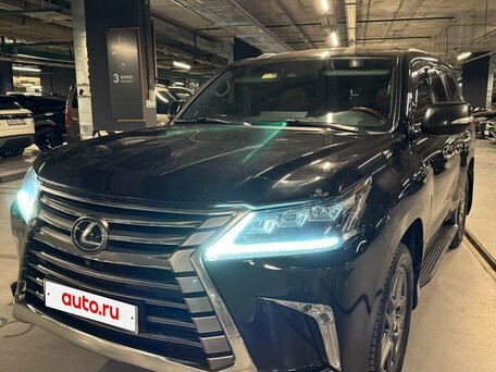 2016 Lexus LX 570 III Рестайлинг 2, чёрный, 5549000 рублей, вид 3