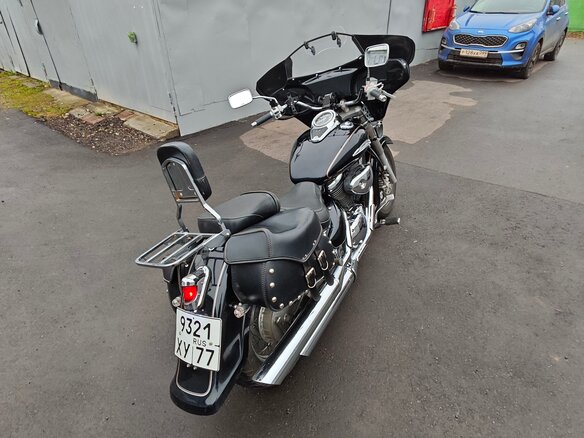 2004 Suzuki Intruder VL 400 Classic, чёрный, 345000 рублей - вид 12