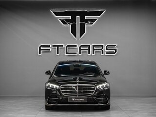 2021 Mercedes-Benz S-Класс 500 4MATIC VII (W223), чёрный, 9400000 рублей, вид 2