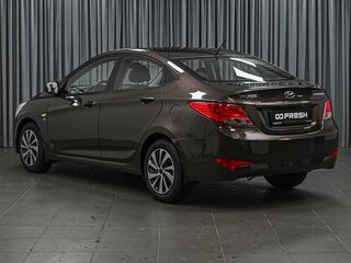 2015 Hyundai Solaris I Рестайлинг, коричневый, 1090000 рублей, вид 2