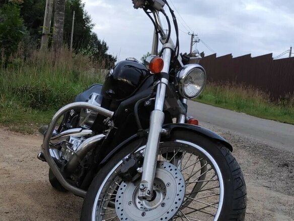 2008 Honda Shadow 750, чёрный, 515000 рублей - вид 7