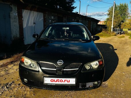 2005 Nissan Almera II (N16) Рестайлинг, чёрный, 180000 рублей, вид 1
