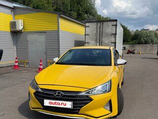2019 Hyundai Elantra VI (AD) Рестайлинг, жёлтый, 910000 рублей, вид 2