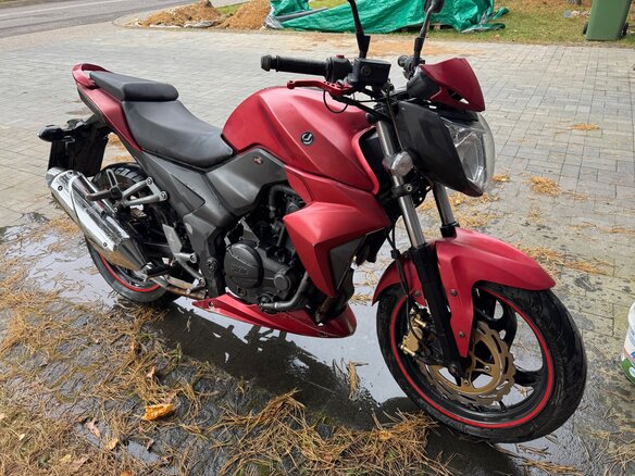 2012 Sym Wolf T2, красный, 120000 рублей