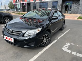 2008 Toyota Corolla X (E140, E150), чёрный, 1250000 рублей, вид 2