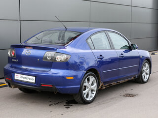 2008 Mazda 3 I (BK) Рестайлинг, синий, 398000 рублей, вид 5