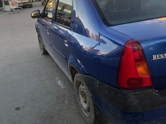 2005 Renault Logan I, синий, 180000 рублей - вид 6