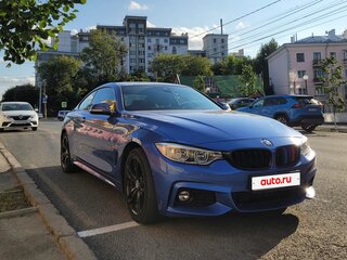 2015 BMW 4 серии 428i xDrive F32/F33/F36, синий, 2200000 рублей, вид 2