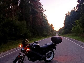 1993 Honda NTV 650, чёрный, 210000 рублей, вид 1
