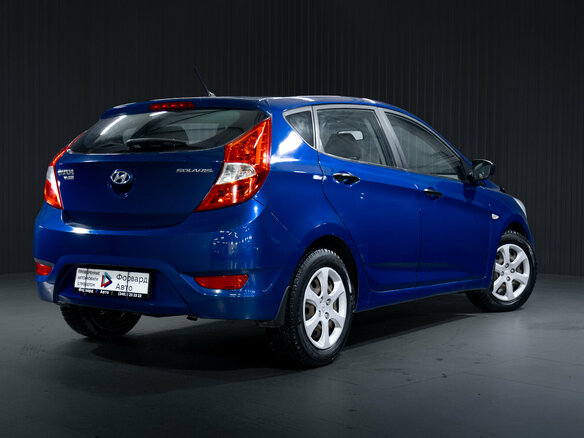 2013 Hyundai Solaris I, синий - вид 6