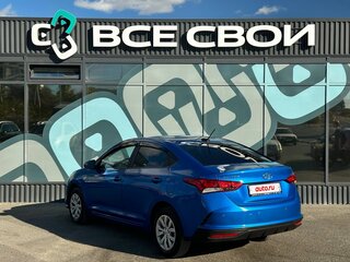 2020 Hyundai Solaris II Рестайлинг, синий, 1395000 рублей, вид 3