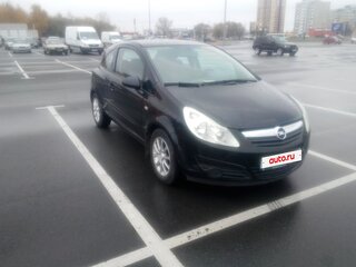 2007 Opel Corsa D, чёрный, 399000 рублей, вид 2