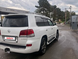2013 Lexus LX 570 III Рестайлинг, белый, 5400000 рублей, вид 3
