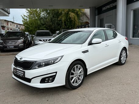 2015 Kia Optima III Рестайлинг, белый, 1580000 рублей, вид 4