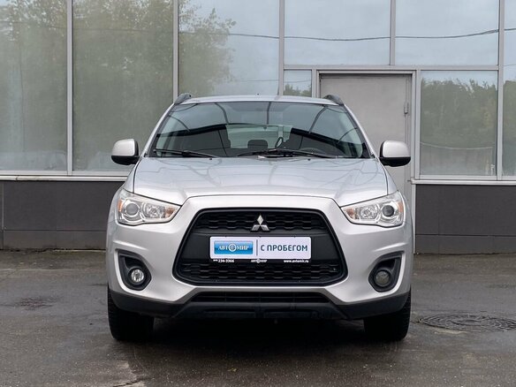2013 Mitsubishi ASX I, серебристый, 619000 рублей - вид 1