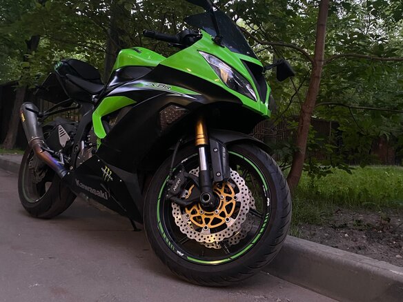 2014 Kawasaki ZX-6 Ninja, зелёный, 805000 рублей - вид 1
