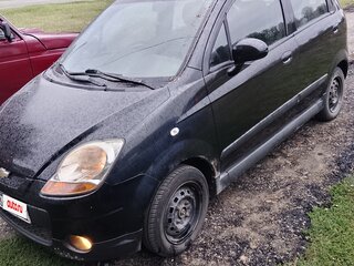 2007 Chevrolet Spark II, чёрный, 195000 рублей, вид 1