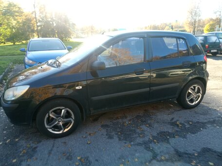 2007 Hyundai Getz I Рестайлинг, чёрный, 325000 рублей, вид 1