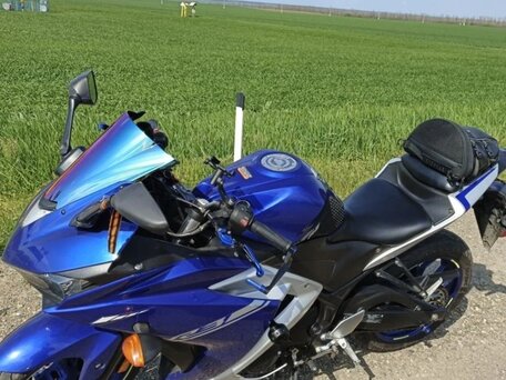 2017 Yamaha YZF-R3, синий, 490000 рублей, вид 2
