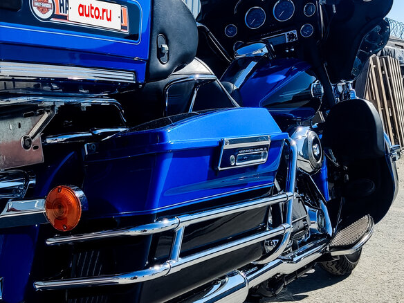 2008 Harley-Davidson Electra Glide, синий, 775000 рублей - вид 10