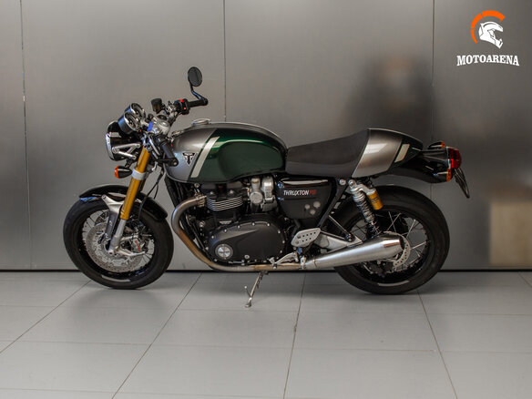 2022 Triumph Thruxton, чёрный, 1331647 рублей - вид 3