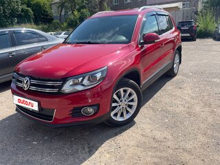 2011 Volkswagen Tiguan I Рестайлинг, красный, 1150000 рублей, вид 4
