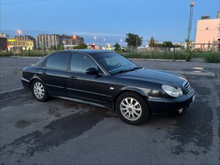 2006 Hyundai Sonata ТагАЗ IV (EF) Рестайлинг, чёрный, 300000 рублей, вид 1