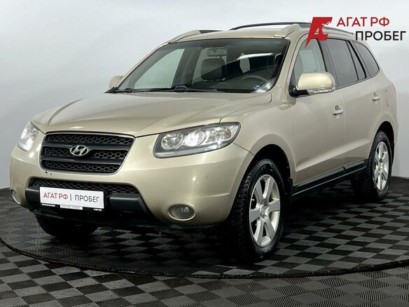 2008 Hyundai Santa Fe II, бежевый - вид 1