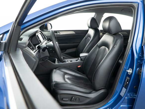 2017 Hyundai Sonata VII (LF) Рестайлинг, голубой - вид 10